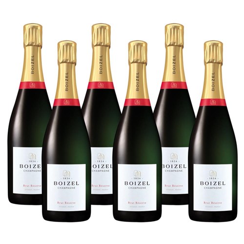 Crate of 6 Boizel Brut Reserve NV Champagne 75cl